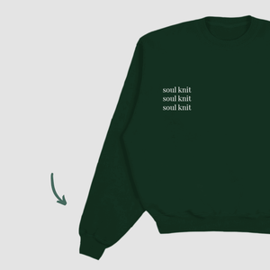 Soul Knit® Original Crewneck [Forest Green]