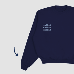 Soul Knit® Original Crewneck [Midnight Blue]