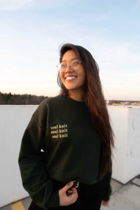 Soul Knit® Original Crewneck [Forest Green]