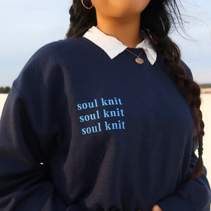 Soul Knit® Original Crewneck [Midnight Blue]