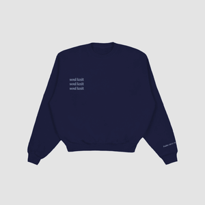 Soul Knit® Original Crewneck [Midnight Blue]