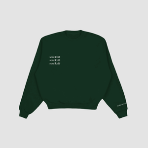 Soul Knit® Original Crewneck [Forest Green]